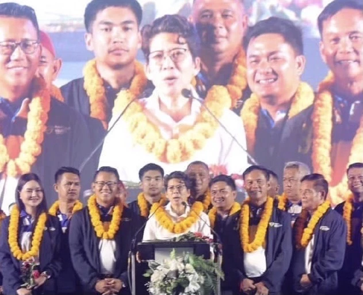 น้ำ วาริณ ไปช่วยหาเสียงที่สนาม อบจ.สงขลา