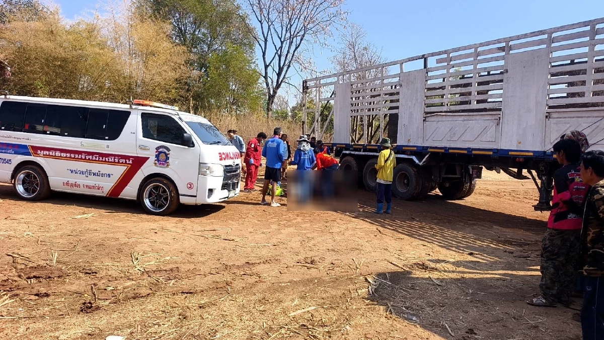 สกัดจับผัวโหด จ้วงเมียดับ บนรถบรรทุกอ้อย อ้างบันดาลโทสะ โดนด่าบ่อย