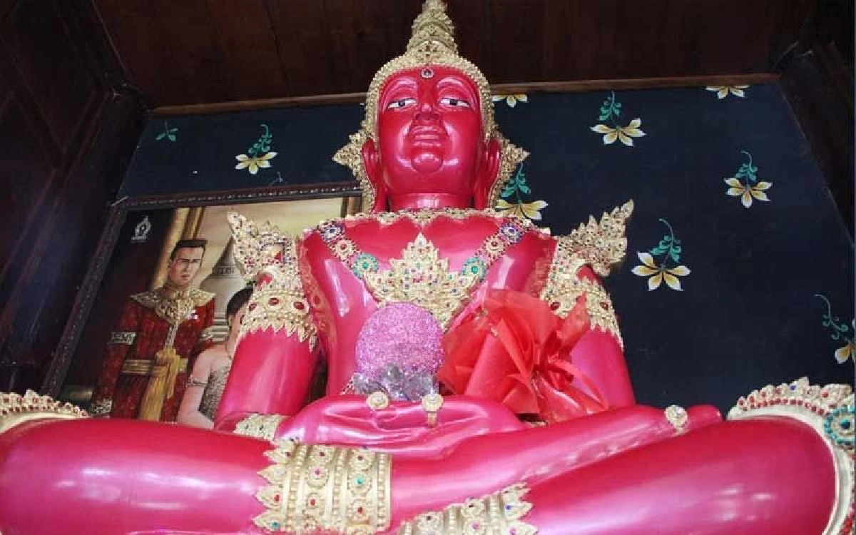 เลขหางประทัดพิธีบวงสรวง \"หลวงพ่อสีชมพู\" ครบรอบ 14 ปี เทพเจ้าแห่งความรัก