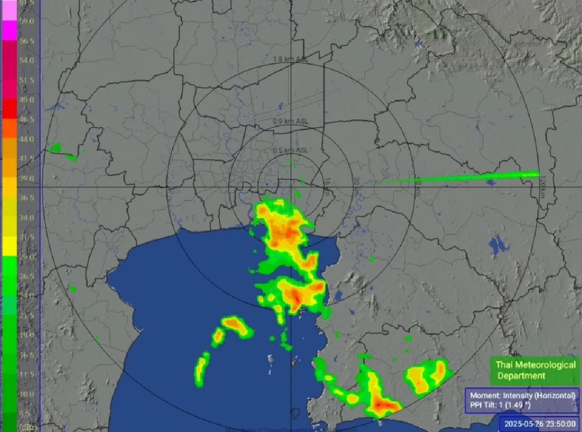 พยากรณ์อากาศวันนี้ 27 พ.ค. 68 พกร่มด่วนๆ ฝนถล่มหนักทั่วไทย