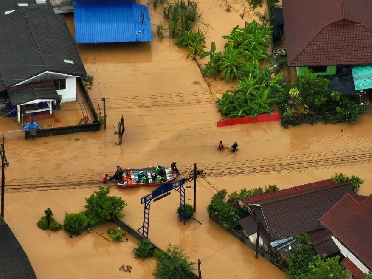 น้ำท่วมเชียงราย กระทบแล้ว 4,405 ครัวเรือน นาข้าว เสียหาย 500 ไร่