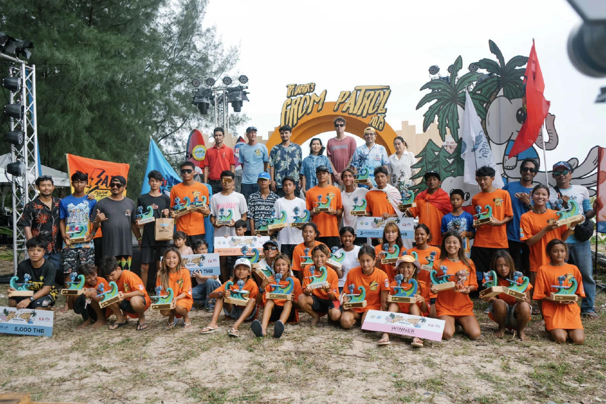รวมตัวนักเซิร์ฟรุ่นใหม่จาก 10 ประเทศทั่วโลกในท้องทะเลภาคใต้