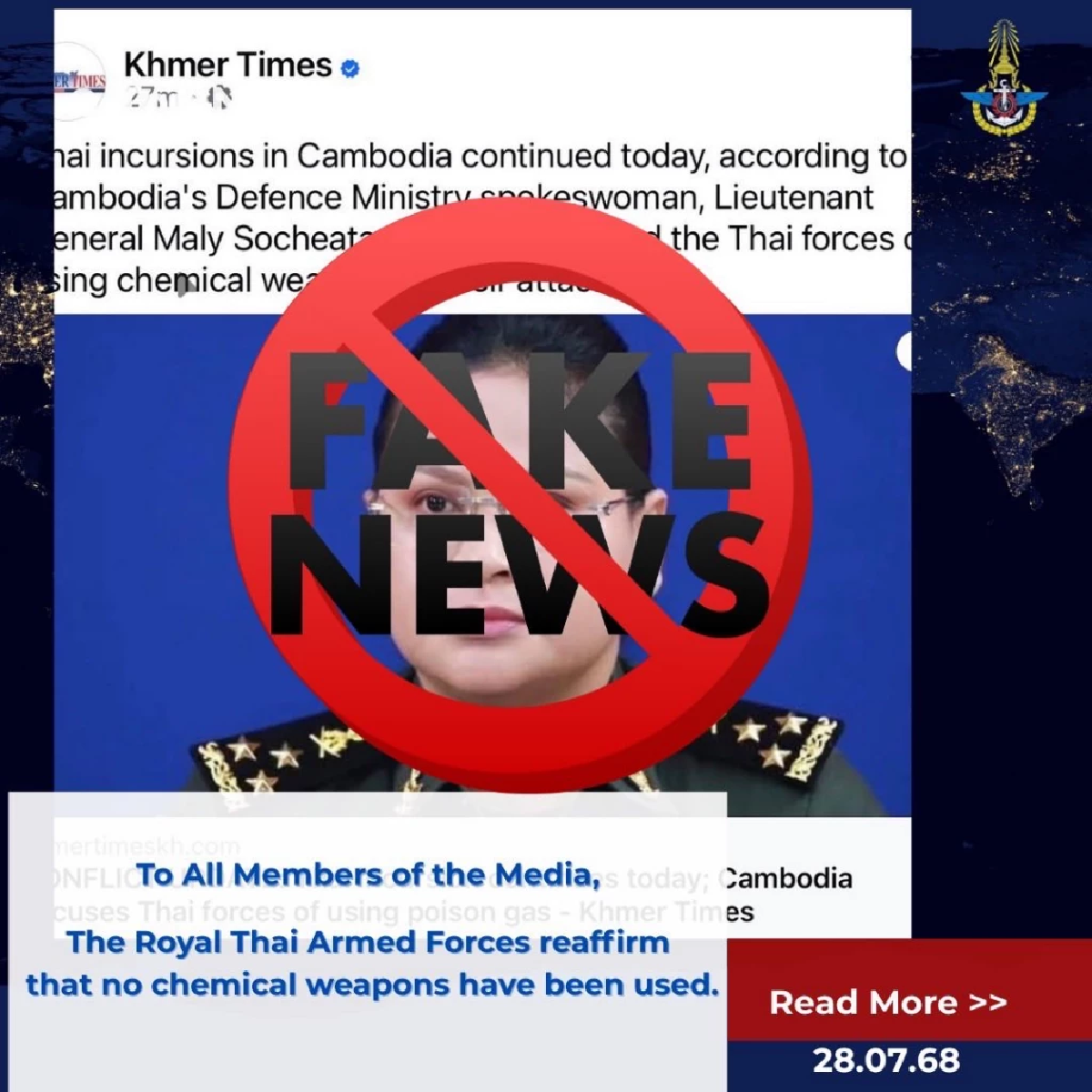 กระฉ่อน! \'พลโท มาลี\' ถูกตีตราลวงโลก ปล่อย Fake News \'ทัพไทย\'โต้คืน