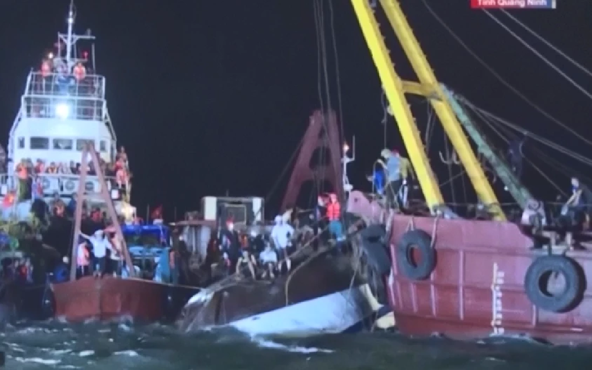 ยอดดับพุ่ง! 38 ราย เรือท่องเที่ยวล่ม ใน \"อ่าวฮาลอง\" ประเทศเวียดนาม