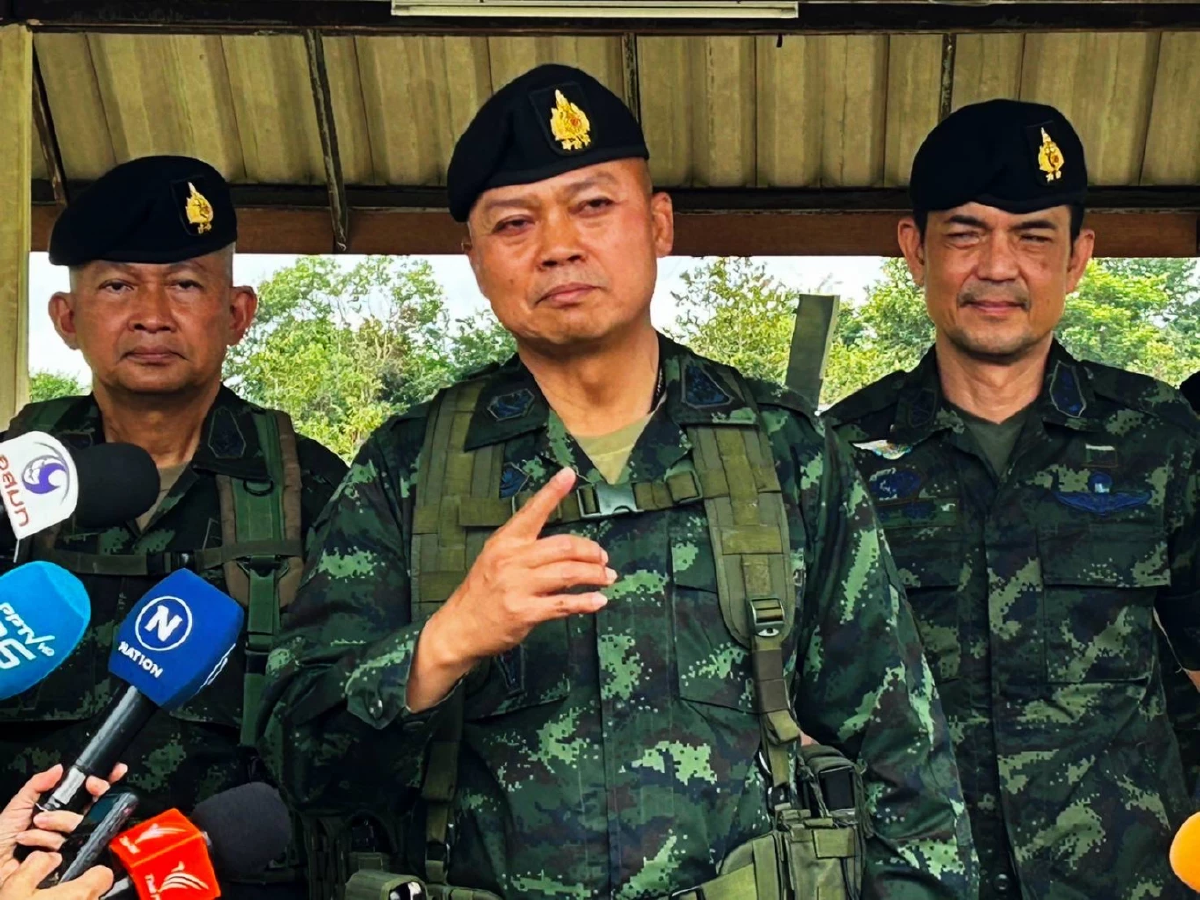 ผมยังอยู่ \"แม่ทัพภาคที่ 2\" ยืนยัน หลังกัมพูชาปล่อยข่าวสังหาร
