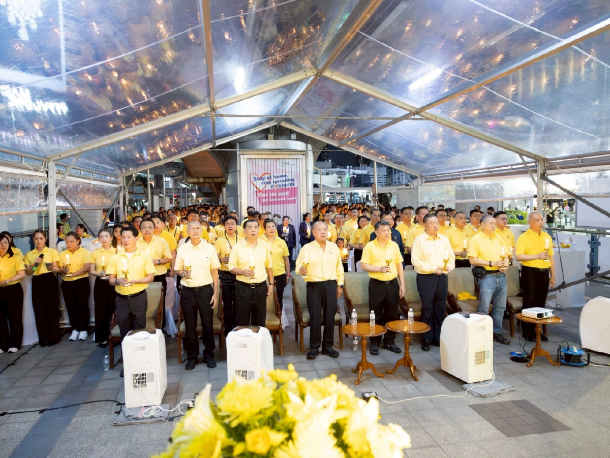 กลุ่มบริษัทบีทีเอส จัดพิธีลงนามถวายพระพร-จุดเทียนถวายพระพรชัยมงคลพระบาทสมเด็จพระเจ้าอยู่หัว