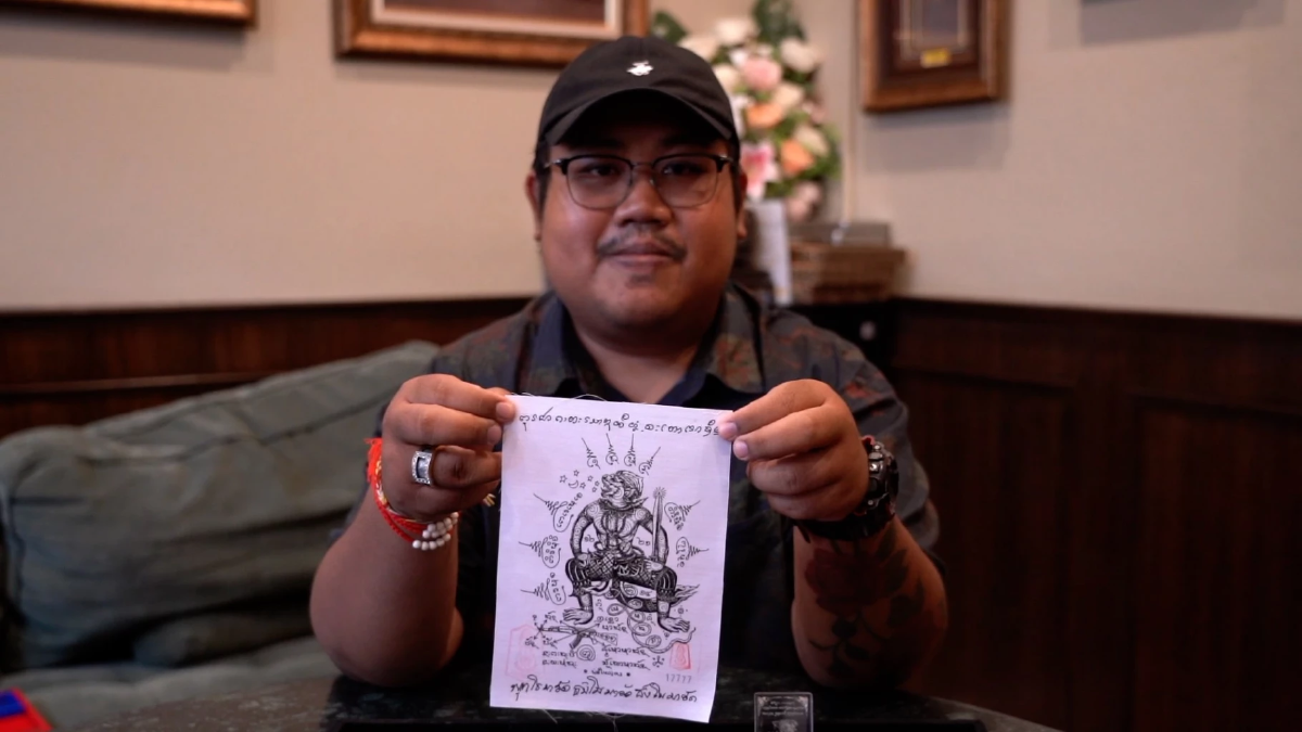 ขนลุก! \"ทหารไทย\" พกเหรียญ \"หลวงปู่ศิลา\" รอดตายปาฏิหารย์ หลังถูกกัมพูชายิงระเบิดใส่