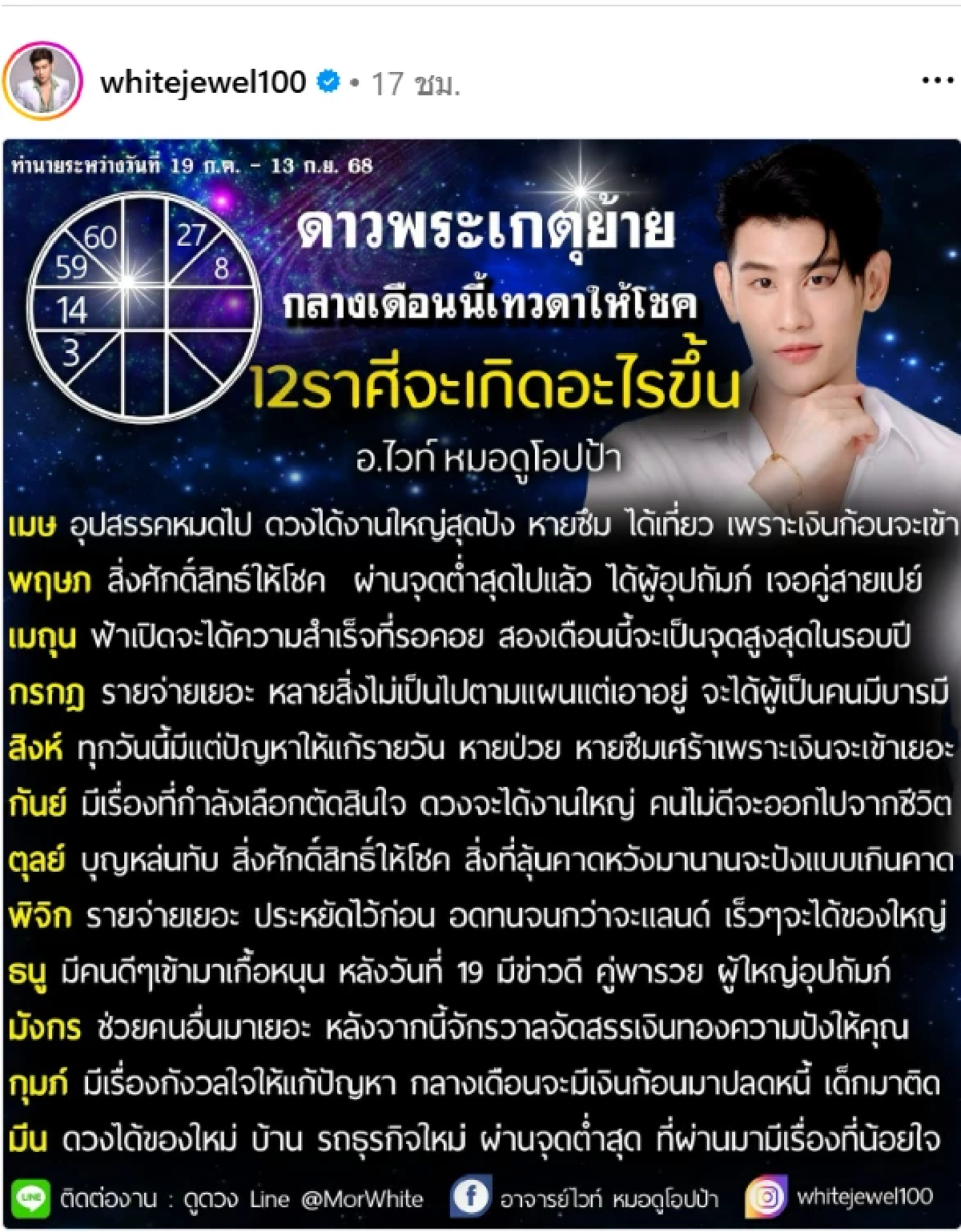 \"5 ราศี\"ดวงพุ่ง \"ดาวพระเกตุย้าย\" เทวดาเปิดทางโชคใหญ่ เงินเข้าจุก