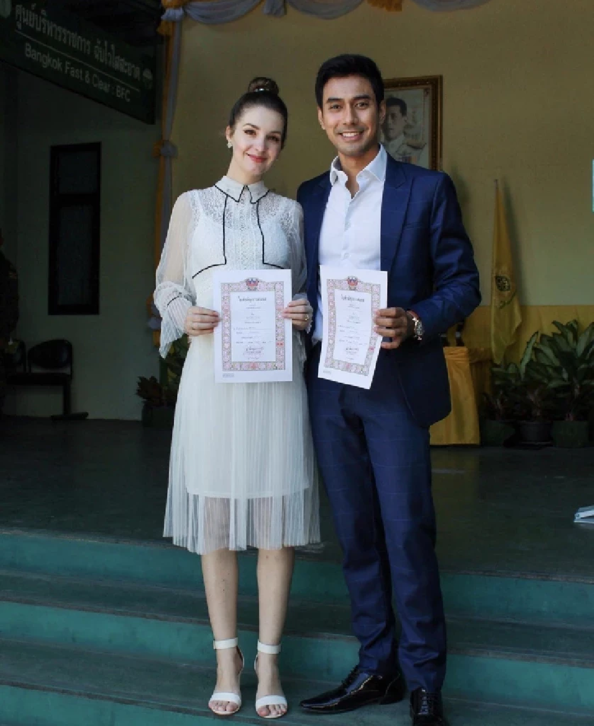 เส้นทางรัก \'เอส กันตพงศ์ - คริสตีน่า\' ก่อนมาถึงทางแยกกว่า 10 ปีที่เคียงกาย