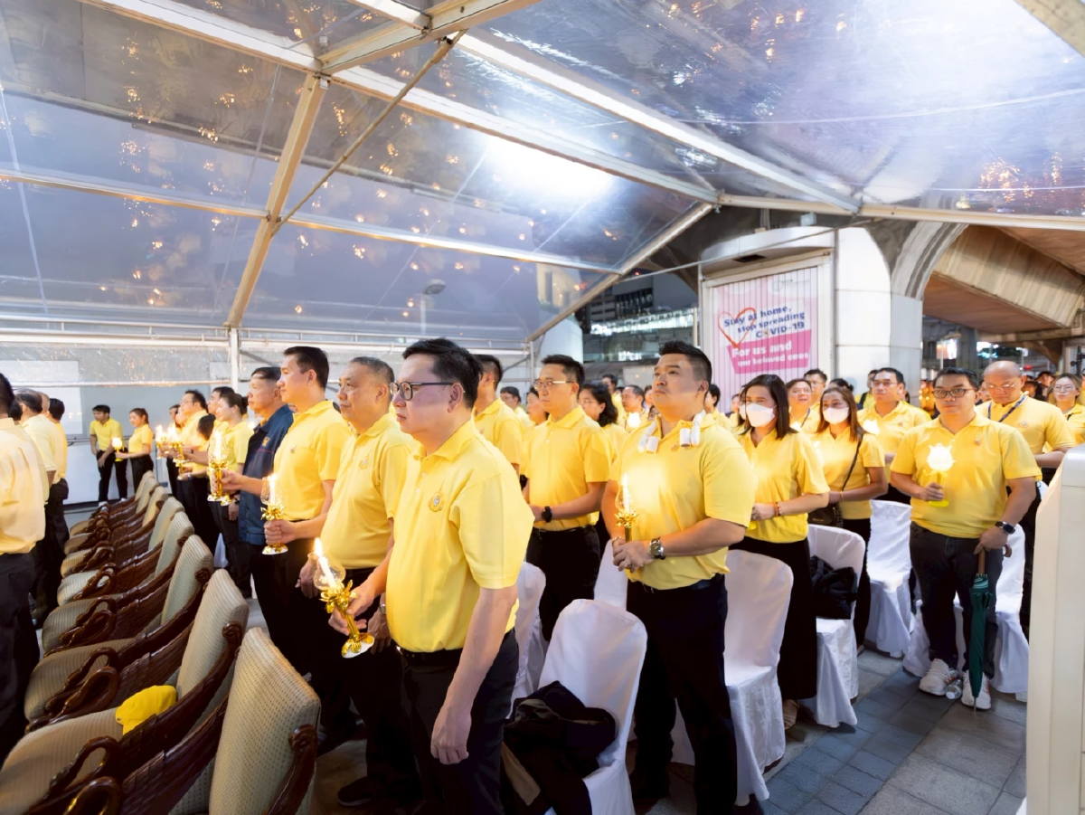 กลุ่มบริษัทบีทีเอส จัดพิธีลงนามถวายพระพร-จุดเทียนถวายพระพรชัยมงคลพระบาทสมเด็จพระเจ้าอยู่หัว