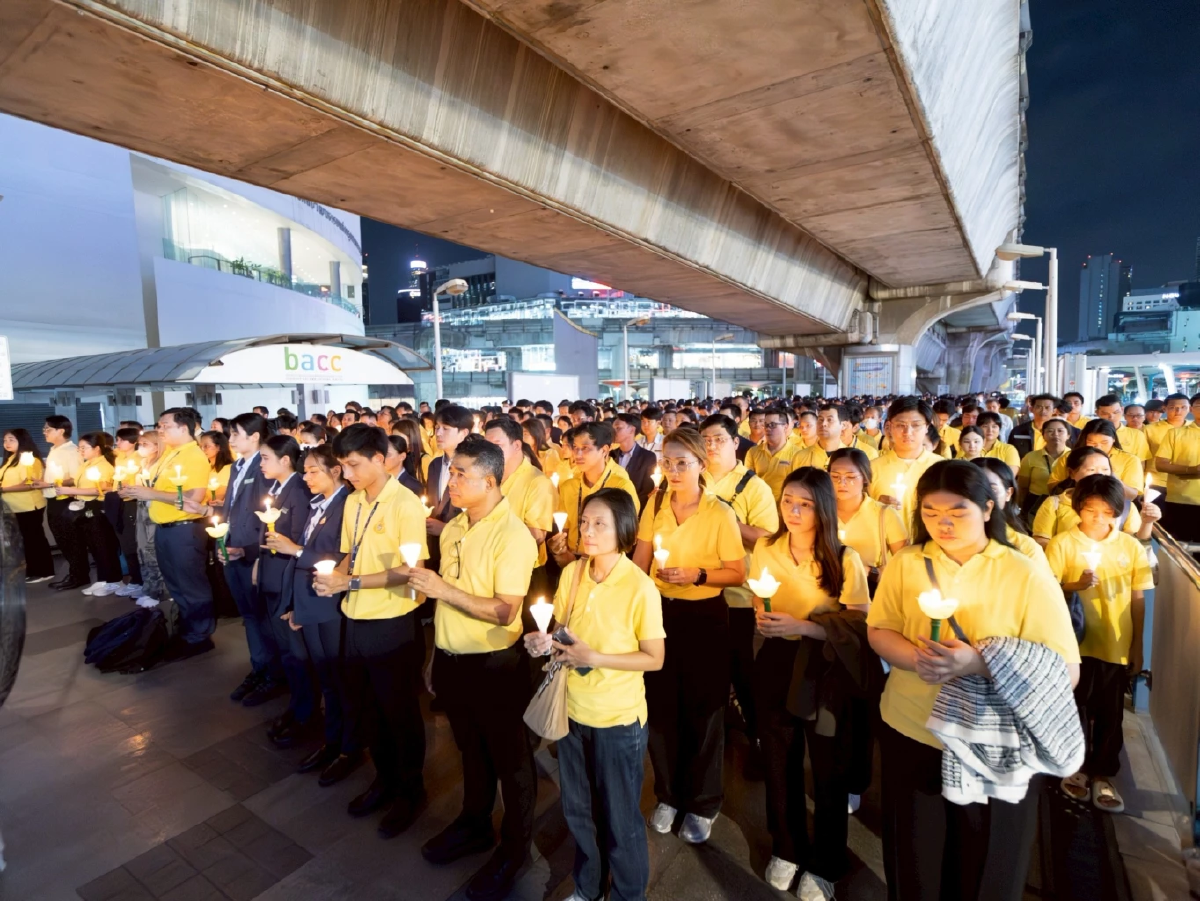 กลุ่มบริษัทบีทีเอส จัดพิธีลงนามถวายพระพร-จุดเทียนถวายพระพรชัยมงคลพระบาทสมเด็จพระเจ้าอยู่หัว