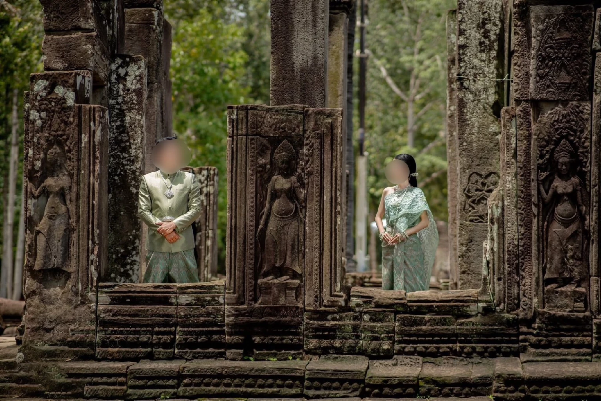 ชุดแต่งงานเขมร