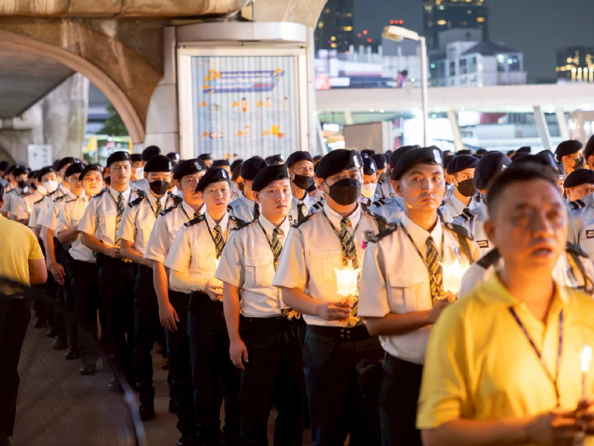 กลุ่มบริษัทบีทีเอส จัดพิธีลงนามถวายพระพร-จุดเทียนถวายพระพรชัยมงคลพระบาทสมเด็จพระเจ้าอยู่หัว
