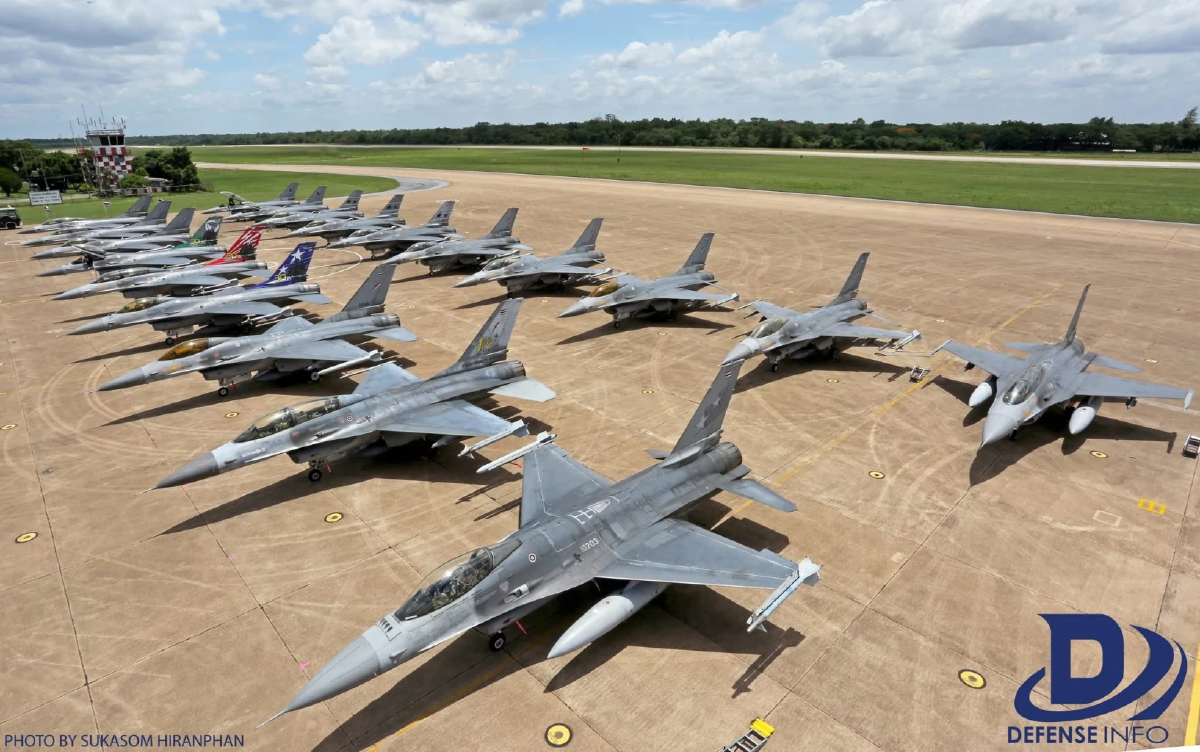 ทอ. โชว์แสนยานุภาพเครื่องบินรบ ลั่น! ไทยนี้รักสงบ F-16 จบให้!