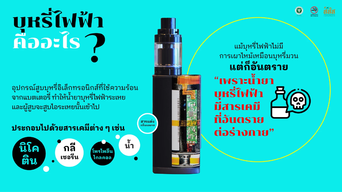 1 แท่ง แต่มีสารพิษอัดแน่นกว่า 2000 ชนิด... “ไอน้ำมันระเหย” : ภัยลับจากบุหรี่ไฟฟ้า