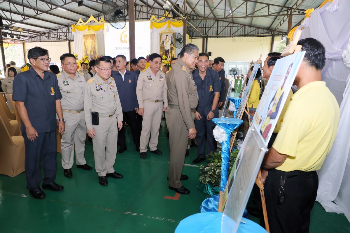 กปร. ร่วมกับ พด. จัดงาน สถาปนาศูนย์ศึกษาการพัฒนาเขาหินซ้อนฯ ครบรอบ 46 ปี