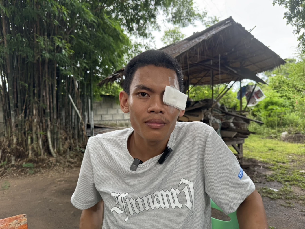 เปิดใจ พลทหารตะวัน ในวันที่สูญเสียตา 1 ข้าง หลังถูกสะเก็ดระเบิด