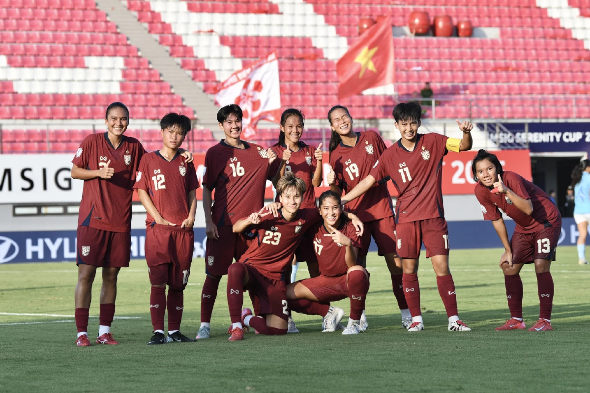 เดือด! ชมสด ฟุตบอลหญิง \"ไทย\" พบ \"กัมพูชา\" 9 ส.ค. 2568 ชิงแชมป์อาเซียน (สรุปผลการแข่งขัน)