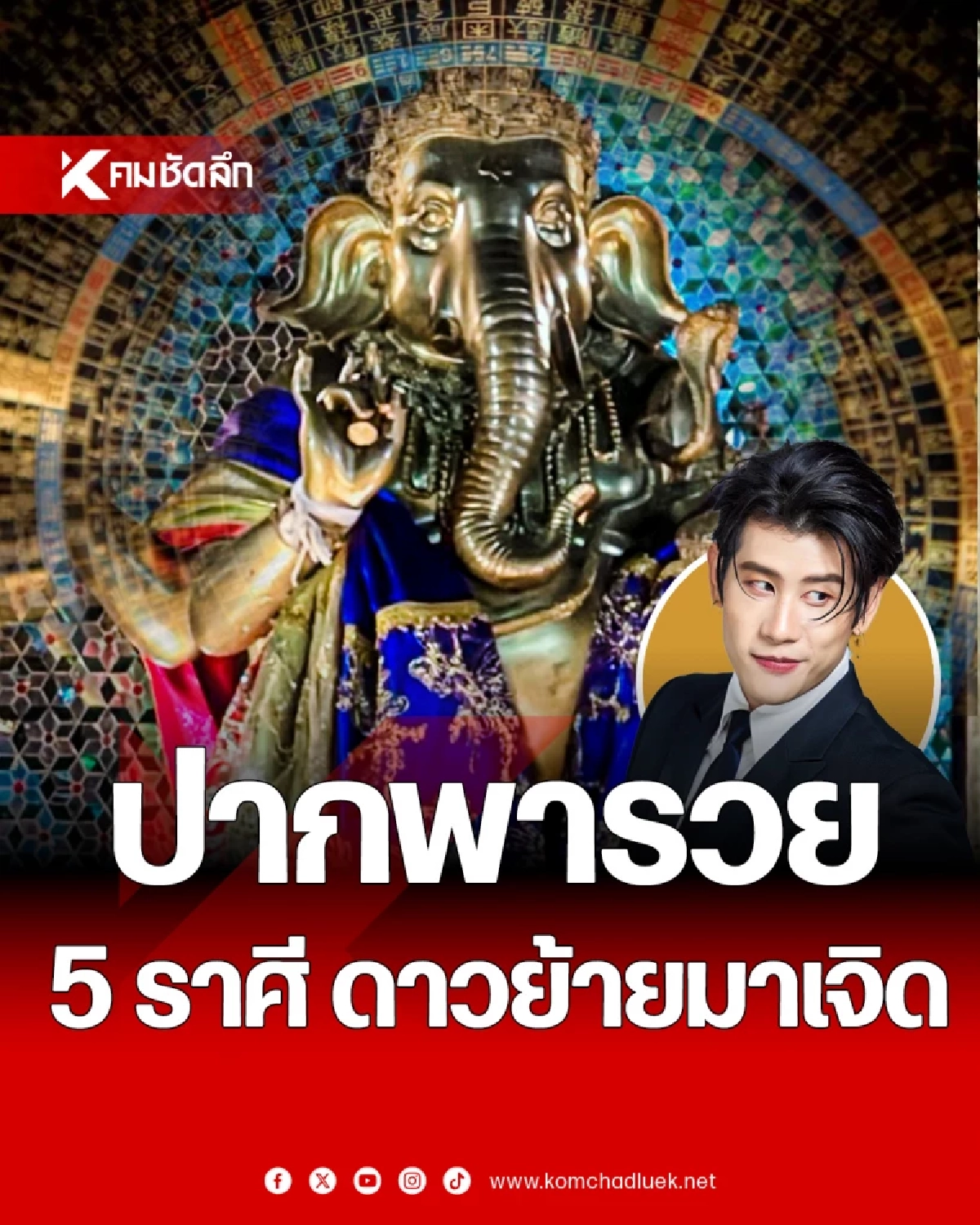 \"5 ราศี\" ปากพารวย เงินทองไหลมา เตรียมเฮ! ดาวพุธย้าย หลัง 28 ก.ย. นี้