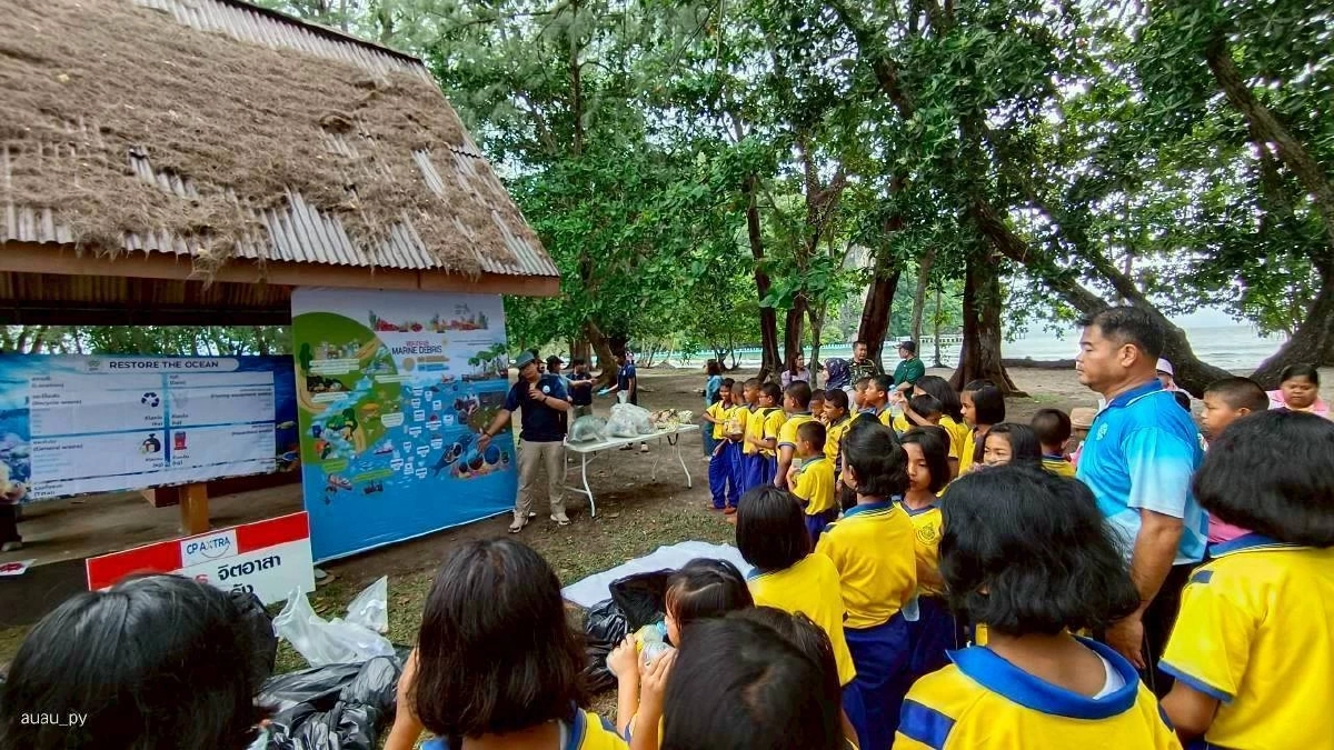 ซีพีเอฟและบริษัทในเครือซีพี รวมพลังเก็บขยะชายหาด ฟื้นฟูระบบนิเวศทางทะเล