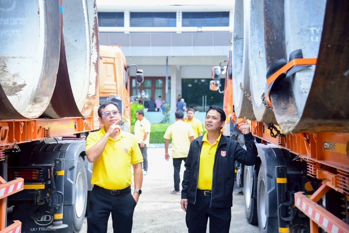 MEA ร่วมกับพันธมิตร ส่งมอบท่อคอนกรีตเสริมเหล็ก สนับสนุนกองทัพบกใช้จัดทำหลุมหลบภัยชายแดนไทย-กัมพูชา