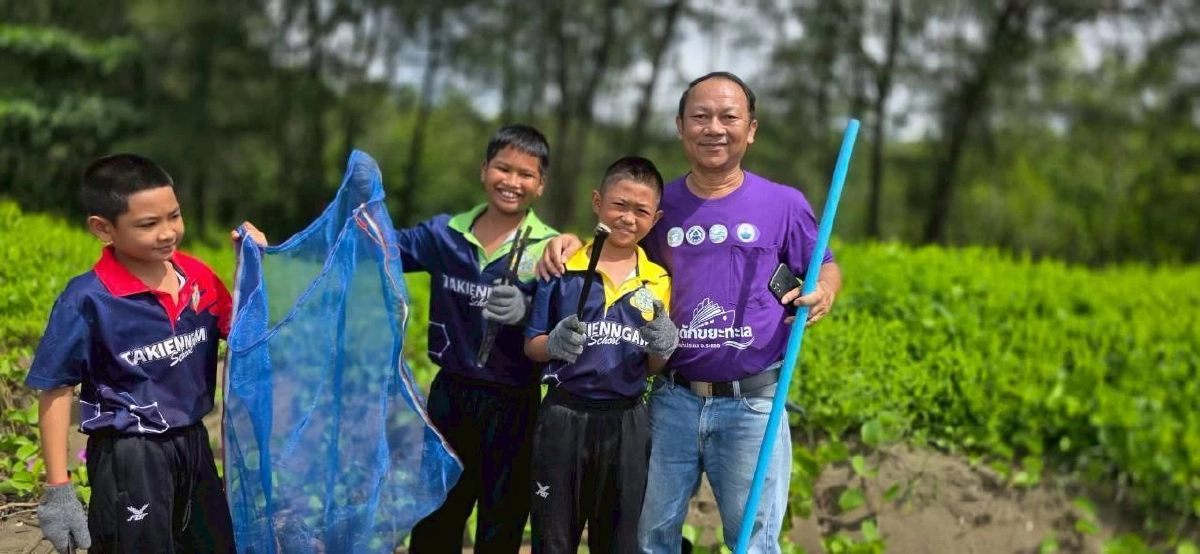 ซีพีเอฟและบริษัทในเครือซีพี รวมพลังเก็บขยะชายหาด ฟื้นฟูระบบนิเวศทางทะเล
