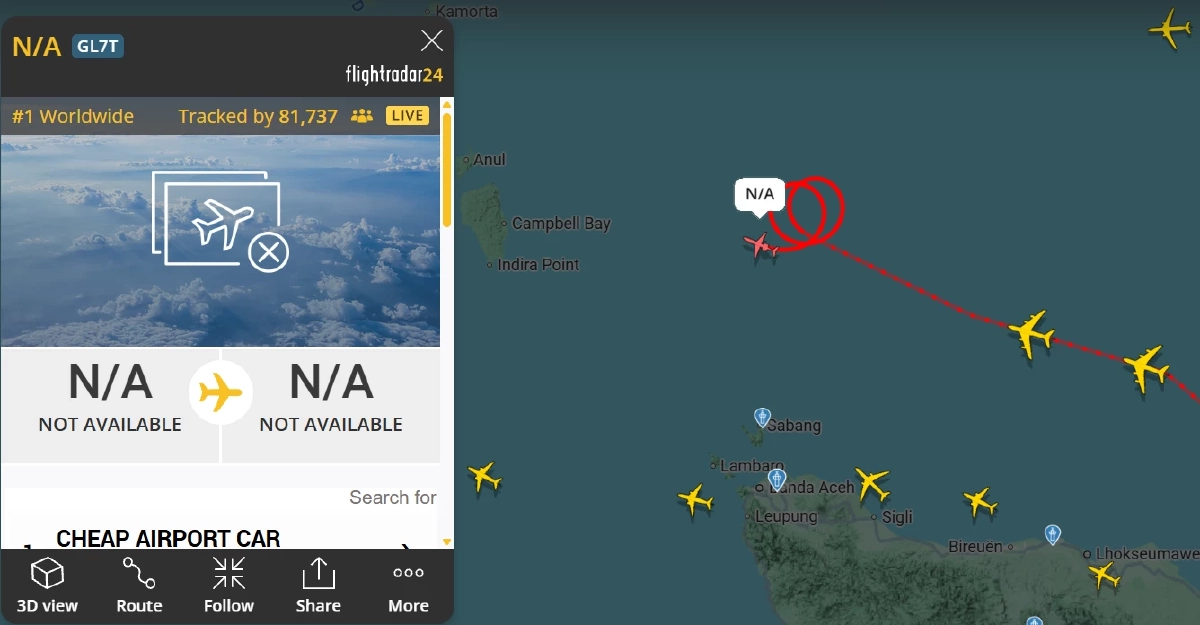 ชาวเน็ต ส่อง Flightradar24 เกาะติด \"เครื่องบินทักษิณ\" คาดไปดูไบ