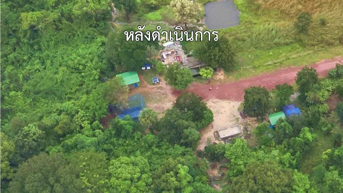 กองทัพเรือ ผลักดันรื้อถอนบ้าน 3 หลัง ปลูกสร้างที่รุกล้ำอธิปไตย