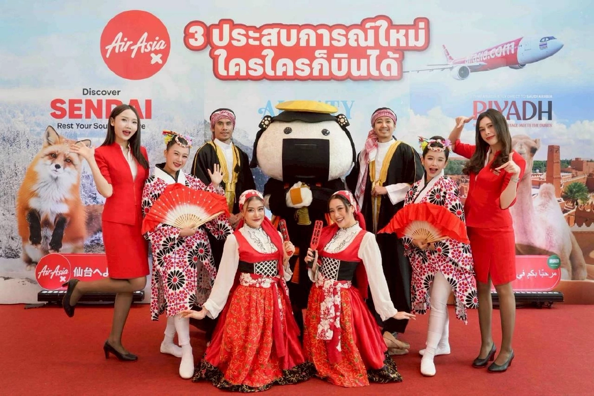 ไทยแอร์เอเชีย เอ็กซ์ สยายปีก 3 เส้นทางใหม่ 3 ภูมิภาคในเอเชีย