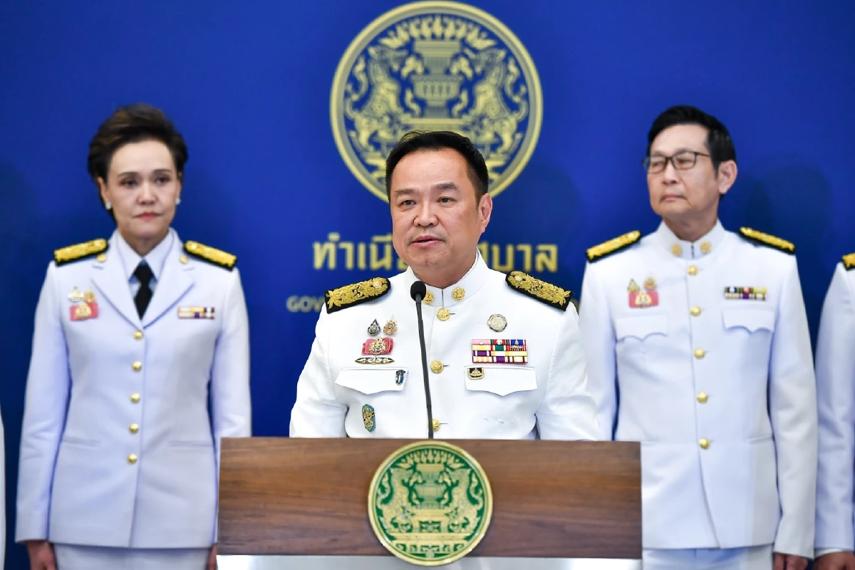 เปิดคำแถลง \"อนุทิน\" เดินหน้าแก้ปัญหา 4 ด้าน ยัน ยุบสภาฯ ภายใน 4 เดือน