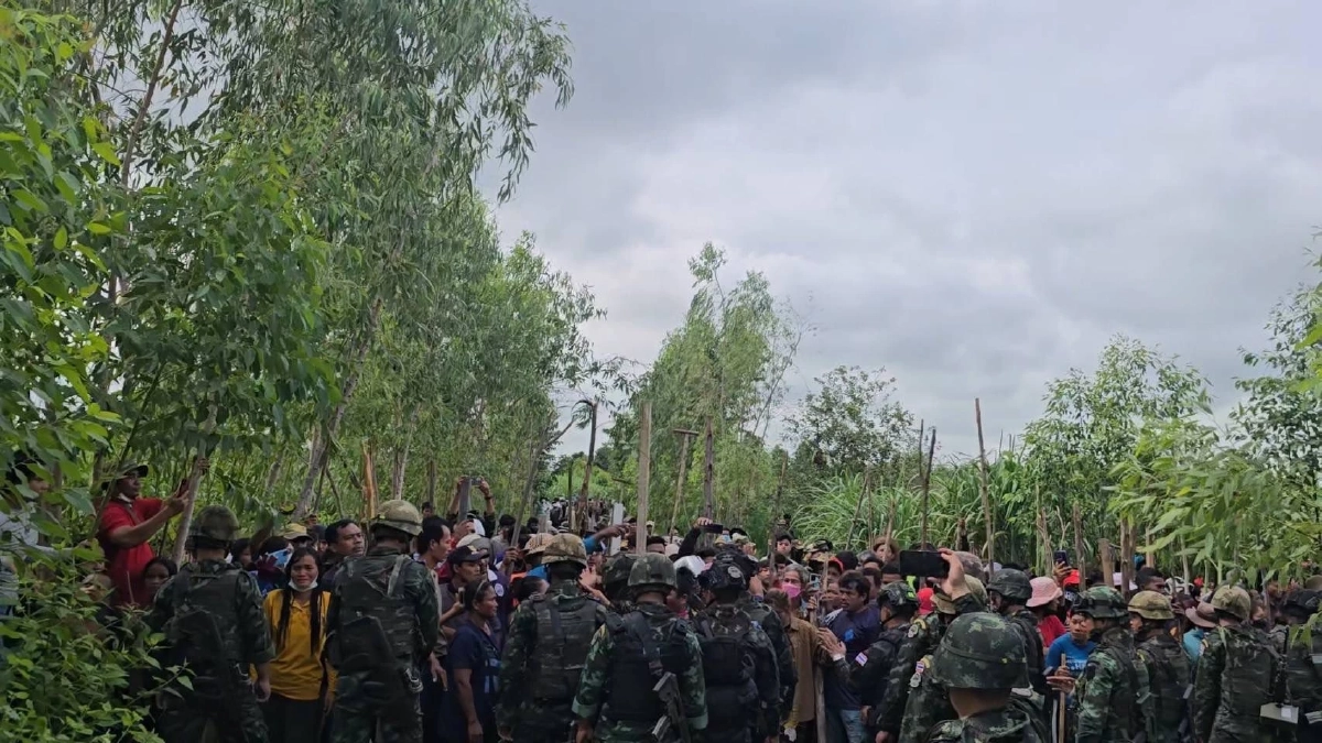 สรุปเหตุการณ์ \"เขมร\" รวมตัวประท้วง ที่บ้านหนองจาน (ล่าสุด)