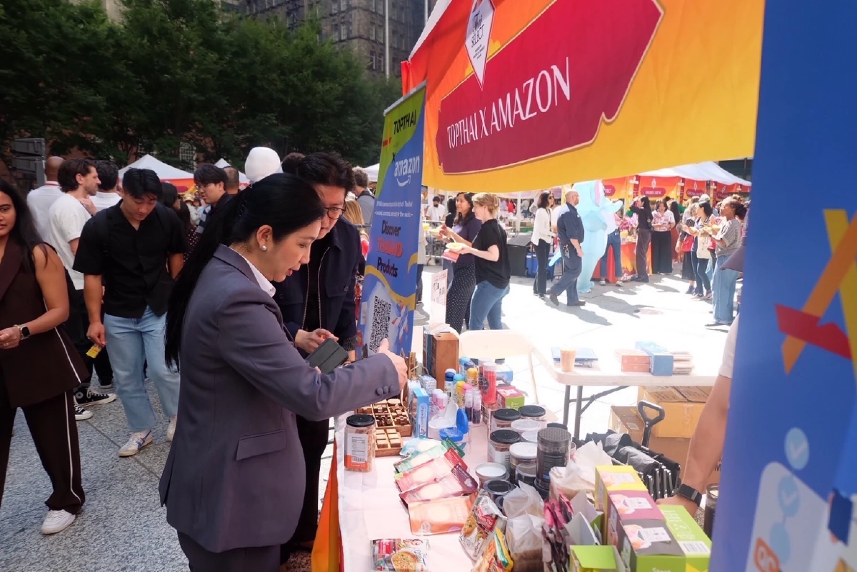 “DITP” ลุยนิวยอร์ก บุกตลาดอีคอมเมิร์ซสหรัฐฯ ปักหมุด “TOPTHAI” บน Amazon  หนุน SMEs ไทย คาดสร้างรายได้เข้าประเทศกว่า 200 ล้านบาท