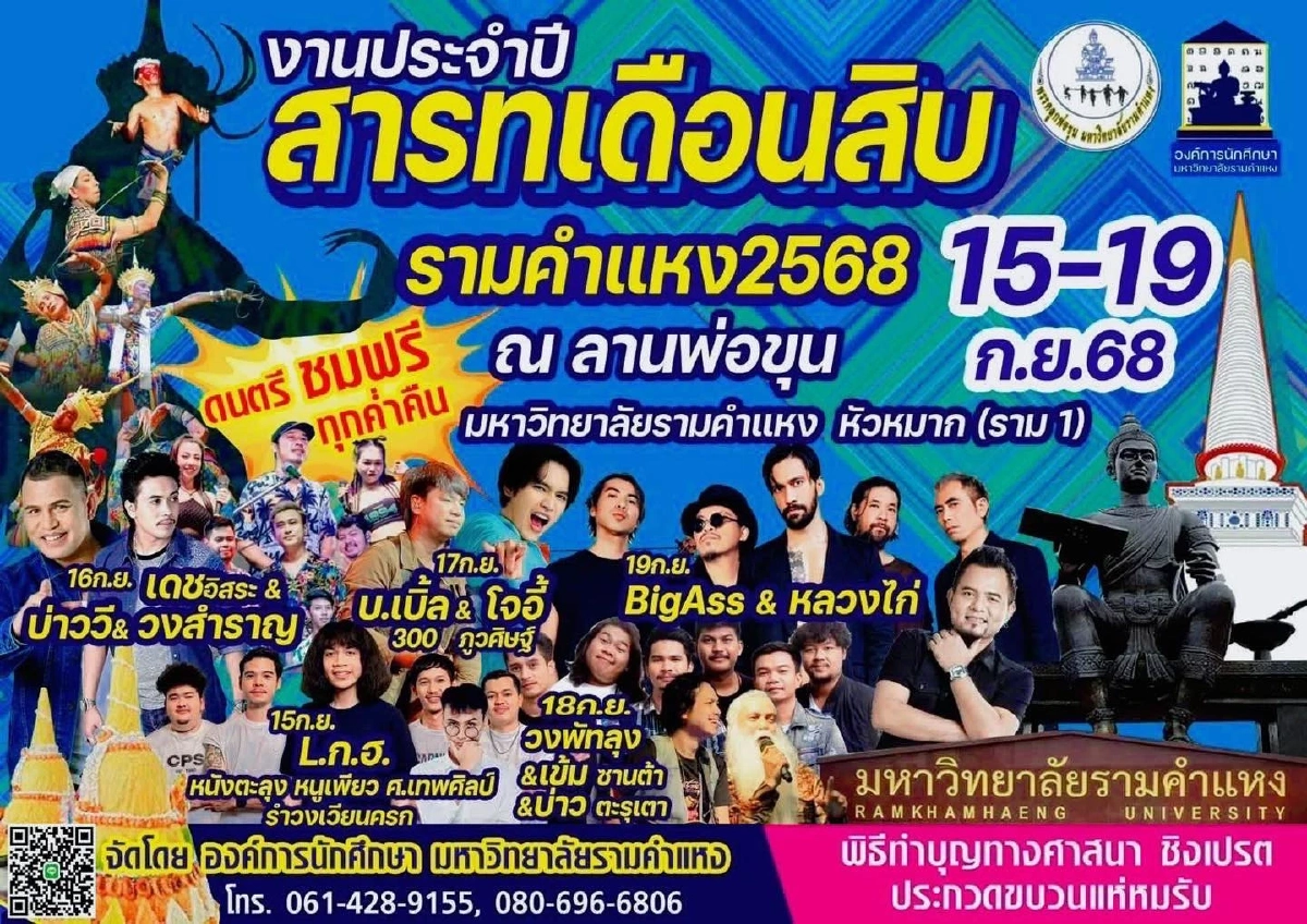 รามคำแหง แจงวัยรุ่นตีกันงานสารทเดือนสิบ ยันไม่ใช่นศ.ของสถาบัน