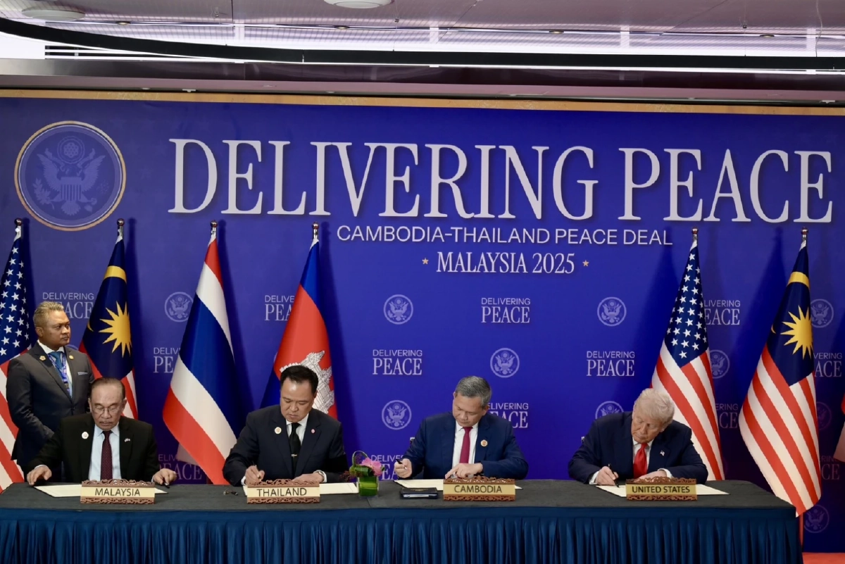สรุปคำแปล อย่างไม่เป็นทางการ ถ้อยแถลง ลงนามสันติภาพ \"ไทย-กัมพูชา\"