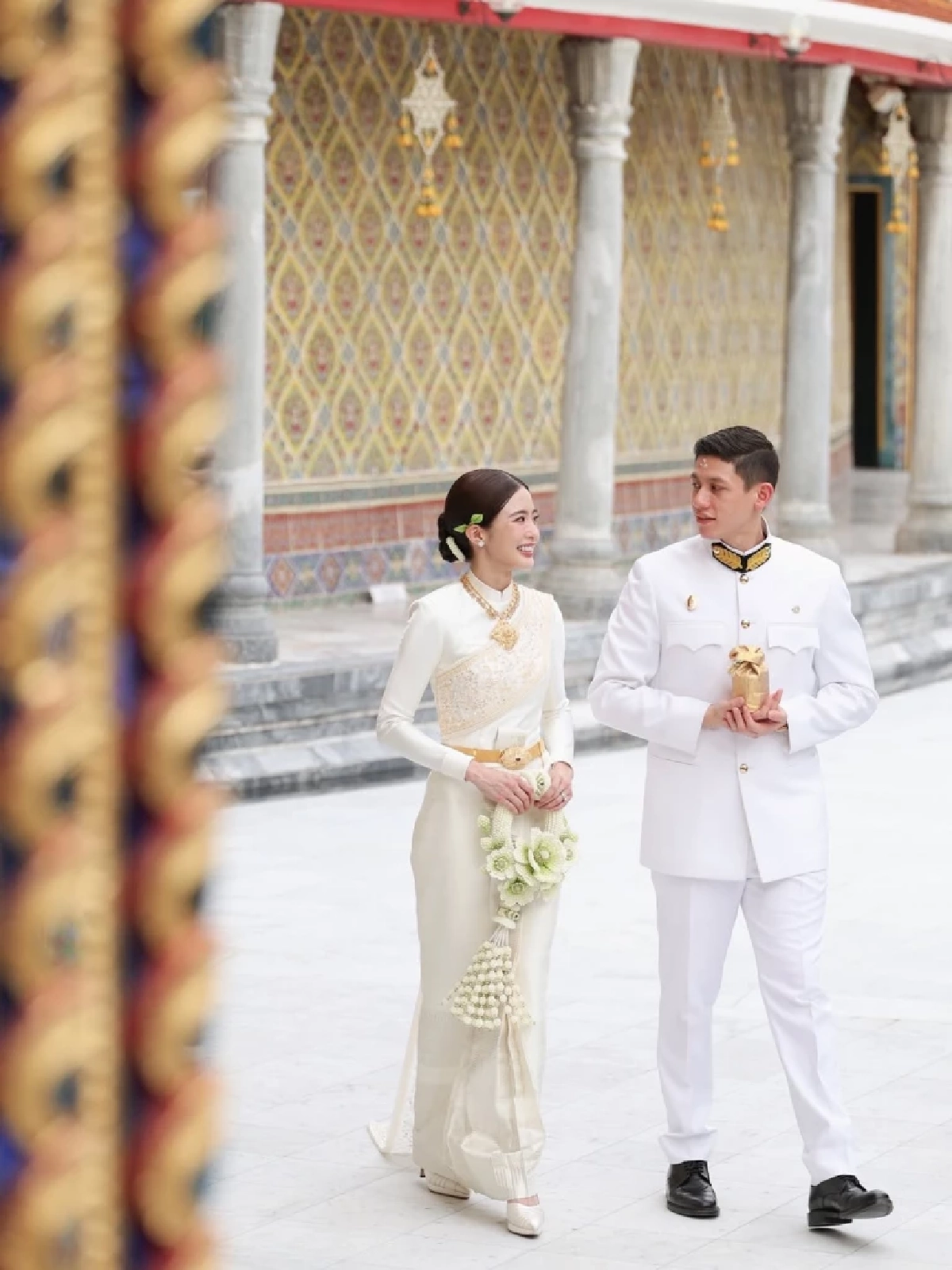 เข้าพิธีมงคลแล้ว \"มายด์ ลภัสลัล\" กับเจ้าบ่าว \"พาย สุนิษฐ์ ภิรมย์ภักดี\"