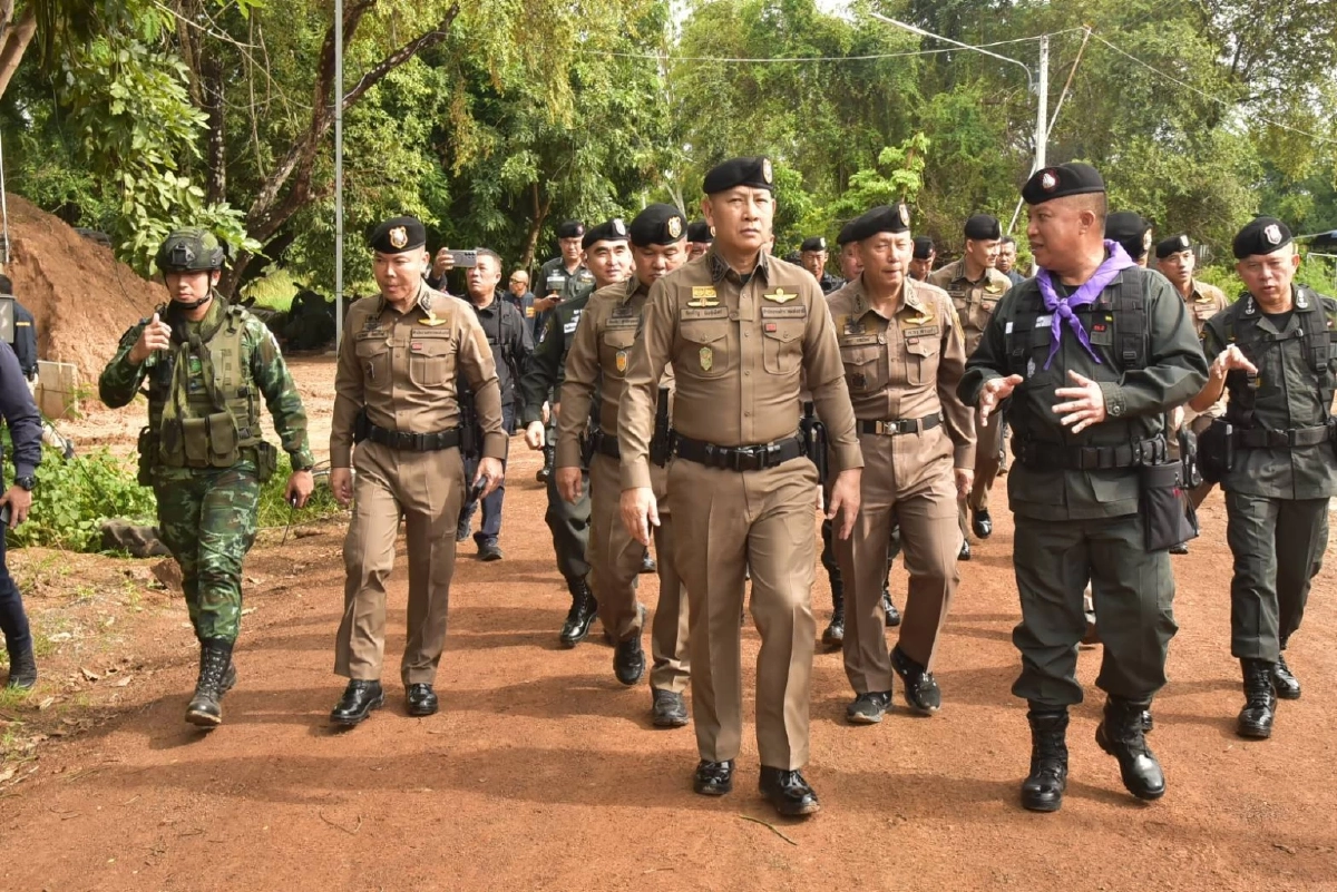 ผบ.ตร. ลงพื้นที่ จ.สระแก้ว รับฟังสถานการณ์ และให้กำลังใจกำลังพล
