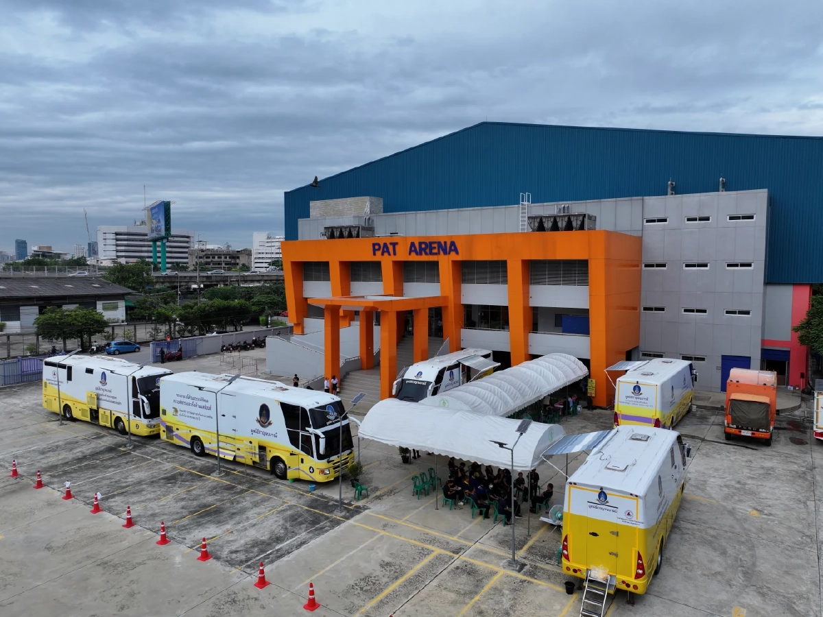 กทท. ร่วมมูลนิธิกาญจนบารมี ตรวจคัดกรองมะเร็งฟรี สตรีชาวคลองเตย