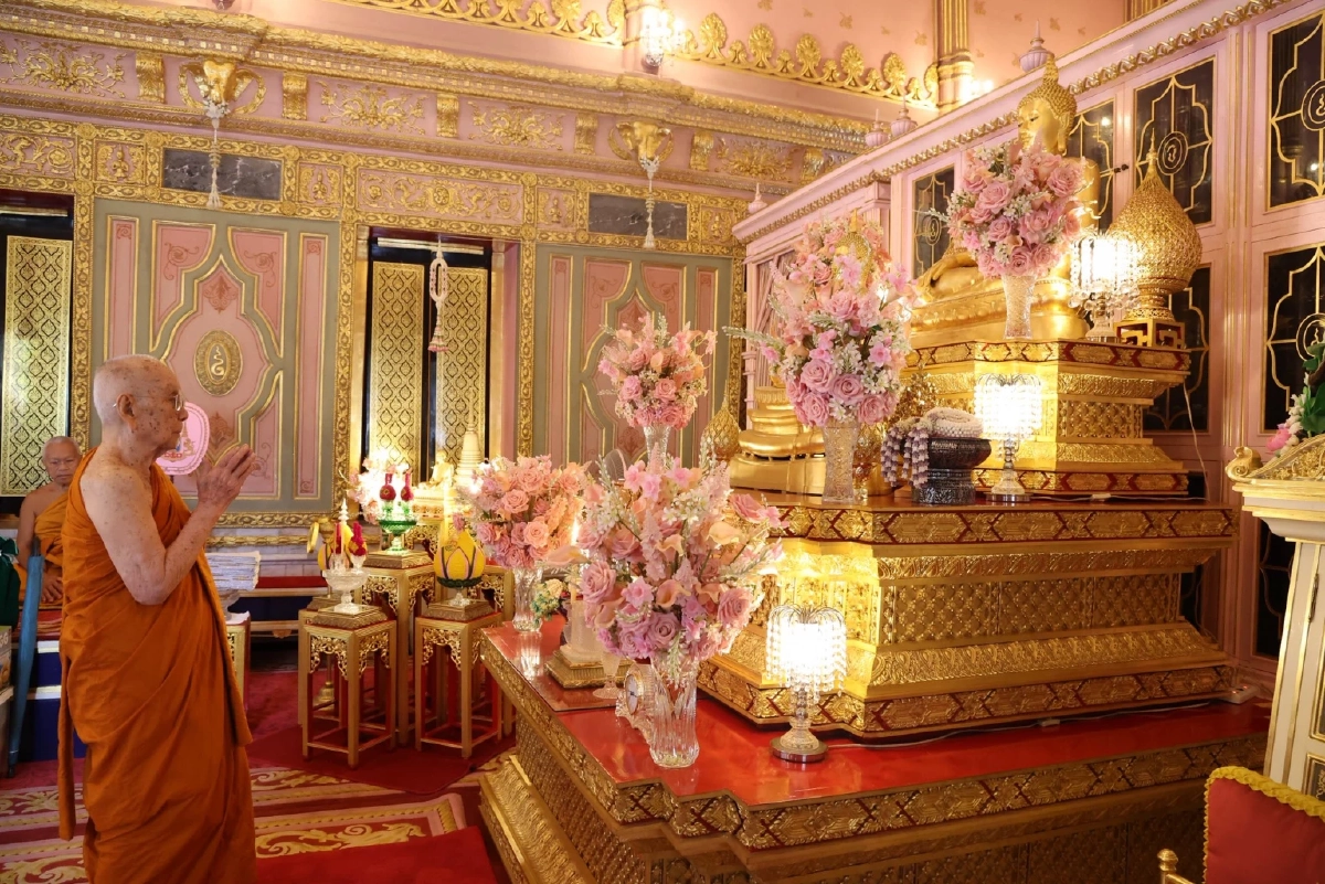 สมเด็จพระสังฆราชฯ ทรงบำเพ็ญพระกุศล ถวายแด่ "สมเด็จพระพันปีหลวง"