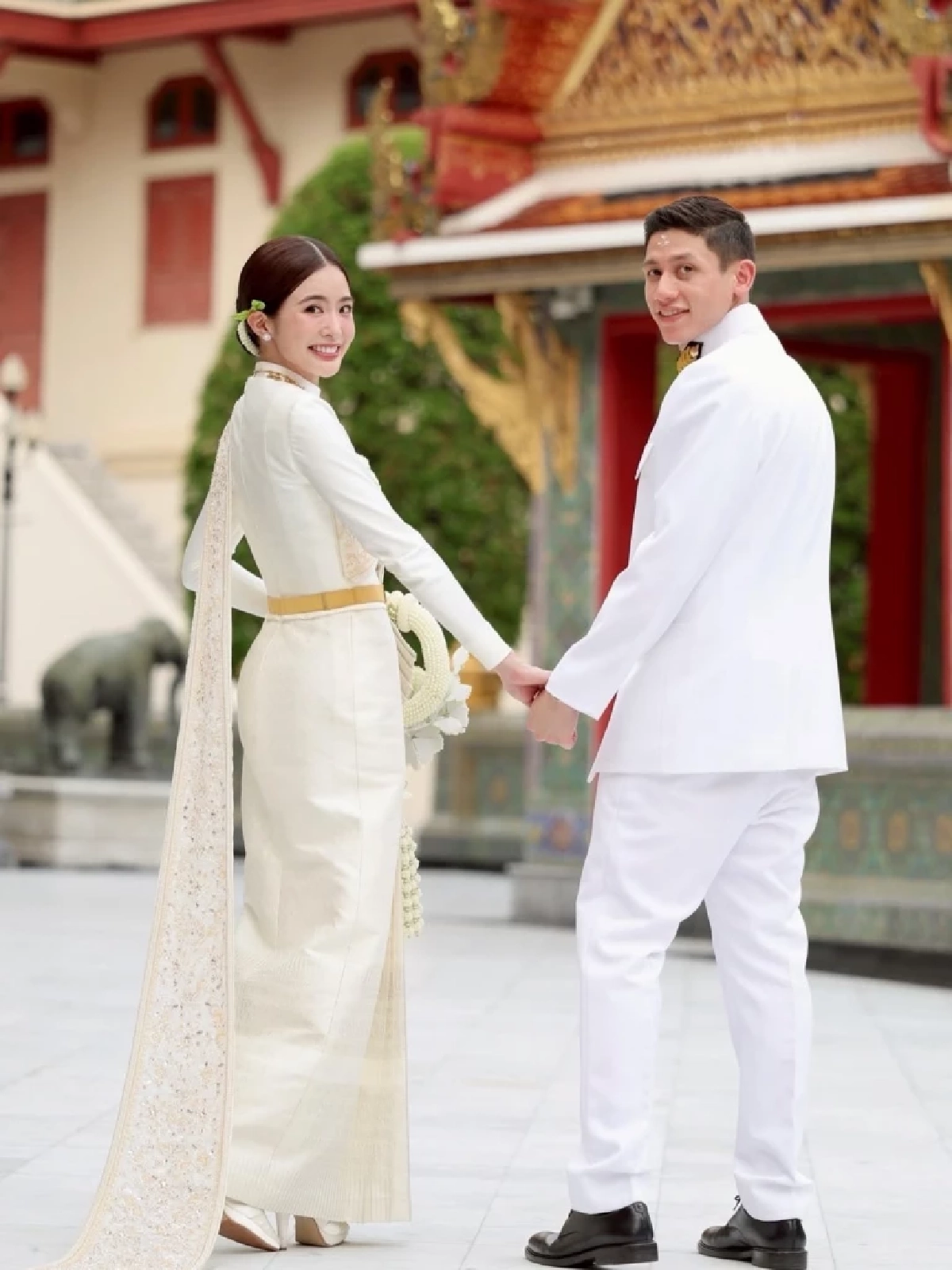 เข้าพิธีมงคลแล้ว \"มายด์ ลภัสลัล\" กับเจ้าบ่าว \"พาย สุนิษฐ์ ภิรมย์ภักดี\"