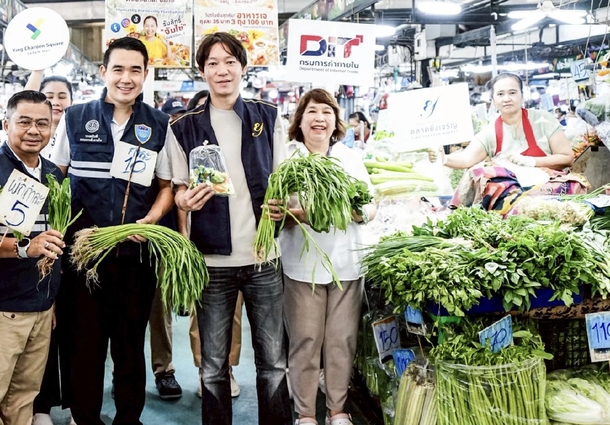 ตลาดยิ่งเจริญ คึกคักรับเทศกาลกินเจ กระทรวงพาณิชย์ร่วมลงพื้นที่ ดูแลราคา คุณภาพสินค้า