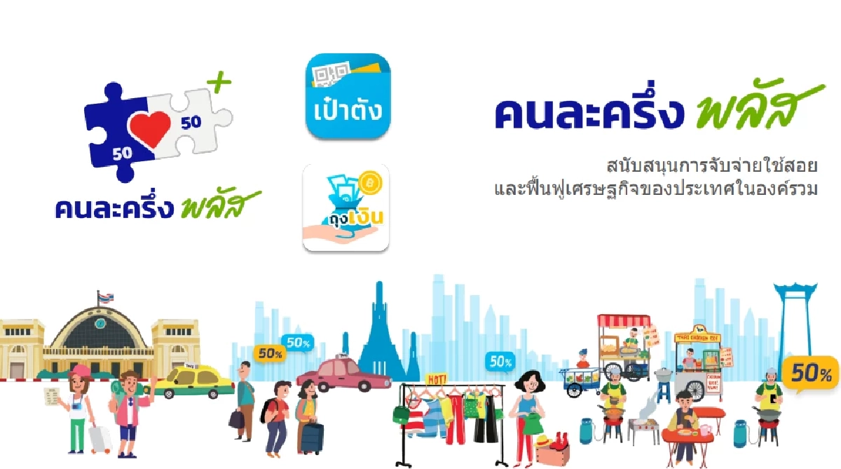 ตรวจสอบผล \"คนละครึ่ง พลัส\" ลงทะเบียนสำเร็จ หน้าจอจะขึ้นแบบไหน