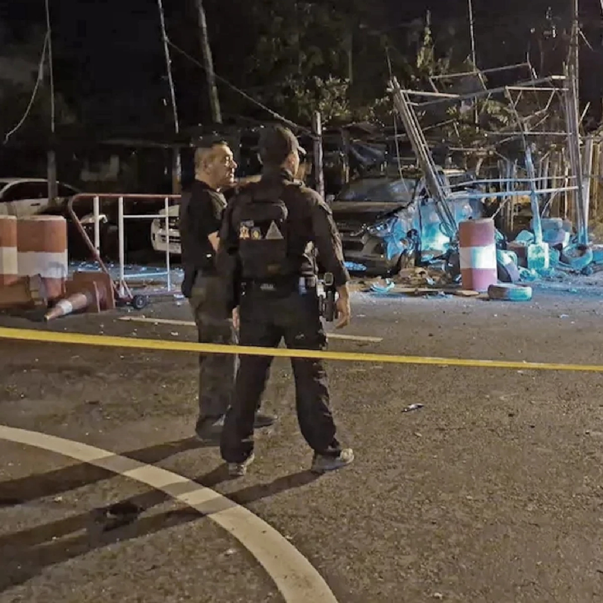 บิ้มใต้! คนร้ายลอบวางระเบิดข้างป้อมตำรวจ จ.ปัตตานี จนท. เจ็บ 1 นาย