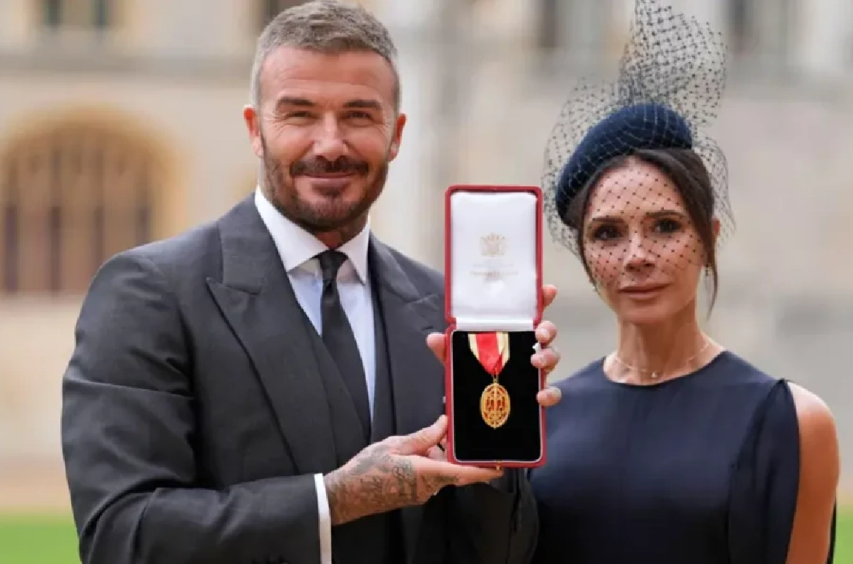 ขึ้นแท่นอัศวินลูกหนัง \"เซอร์ เดวิด เบ็คแฮม\" รับพระราชทานยศอัศวินอย่างเป็นทางการ