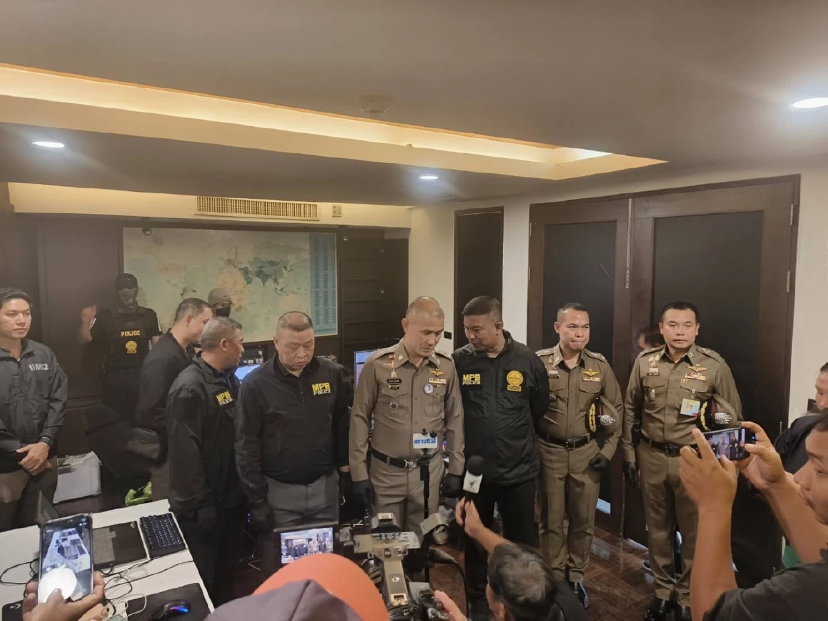 ผู้ช่วย ผบ.ตร. นำทีม บุกรังการเงินสแกมเมอร์ หนีมาจากกัมพูชา