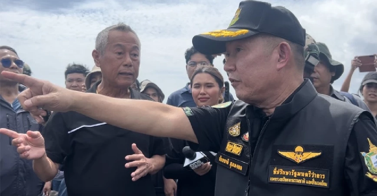 \"ศึกสามร้อยยอด\" ฉก.ทส. บุกสอบขบวนการขุดร่องน้ำ ปล่อยลงทะเล หวังฮุบสมบัติชาติ ออกเอกสิทธิ์