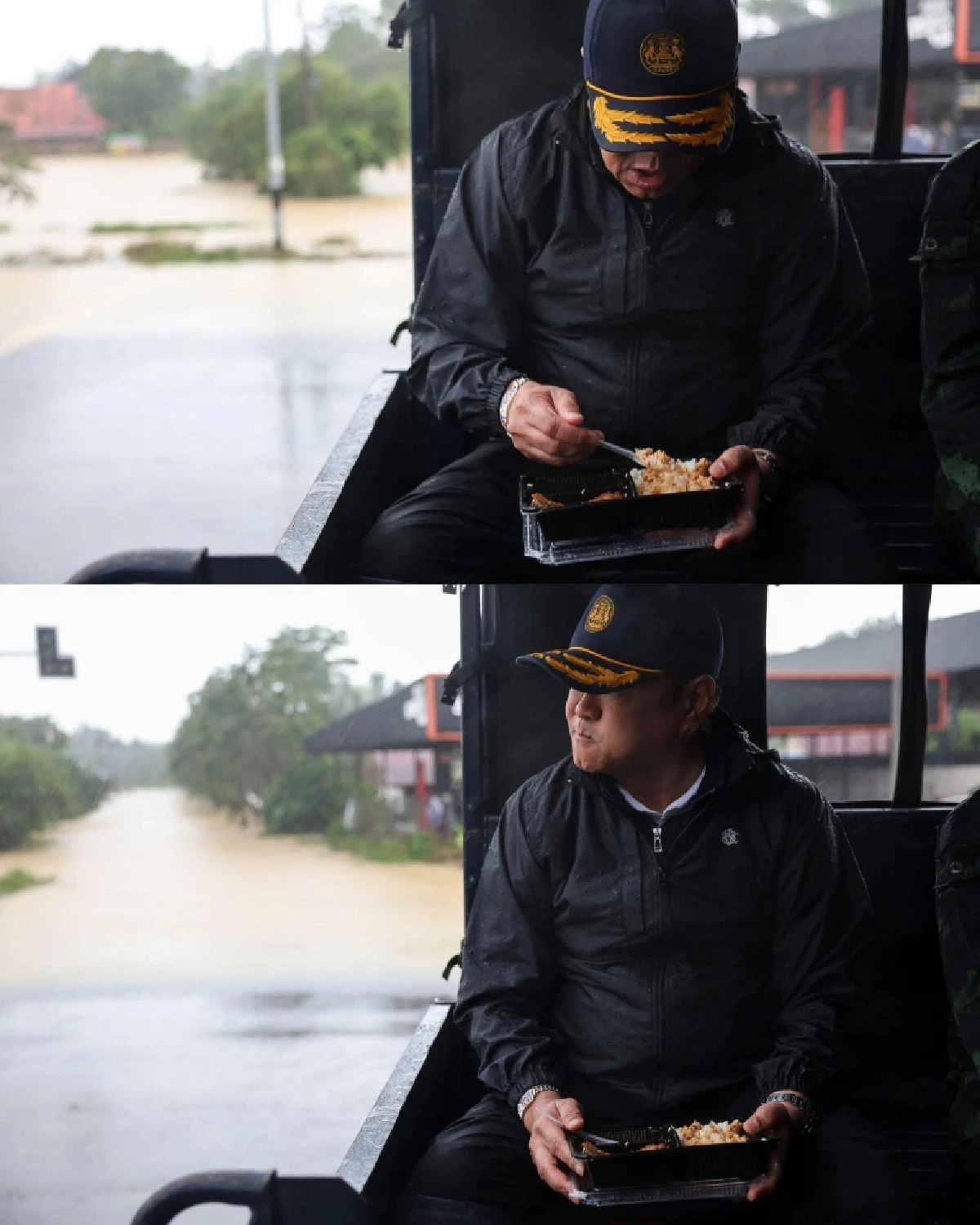 ทำไม? นายกต้องผัดข้าวผัด? ตอนลงพื้นที่ช่วยเหลือผู้ประสบภัย?