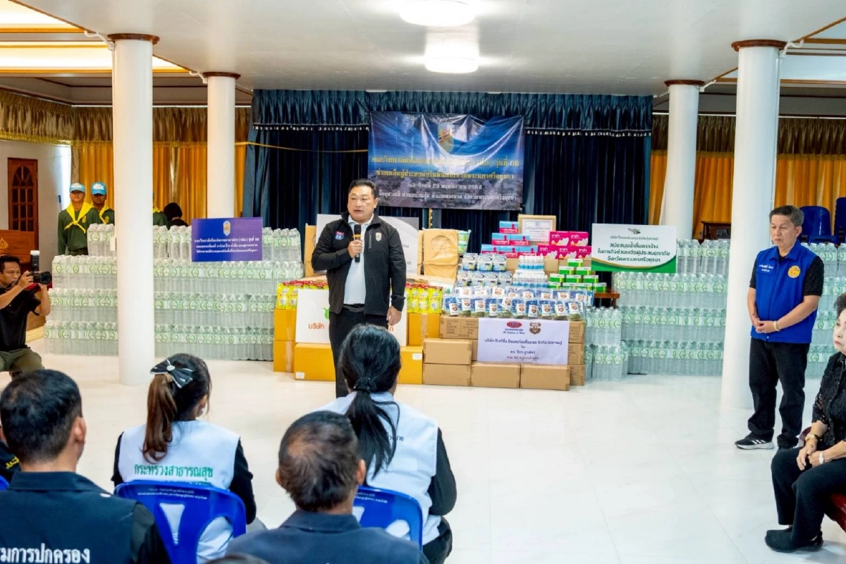 ไทยเบฟ ระดมจัดส่งน้ำดื่ม และสิ่งของจำเป็น ช่วยเหลือผู้ประสบมหาอุทกภัย อย่างต่อเนื่อง