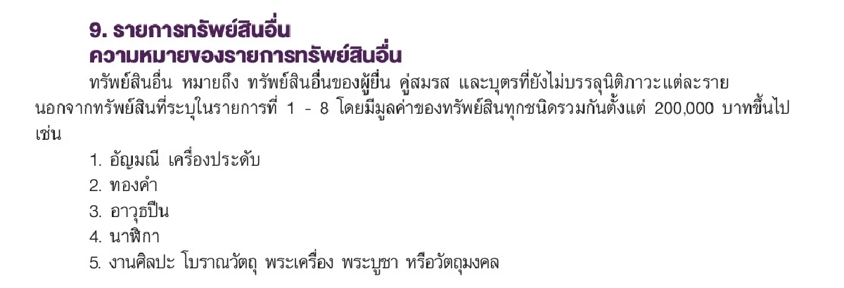 เปิดคู่มือ \"การยื่นบัญชีทรัพย์สินและหนี้สิน\" ป.ป.ช. \"จักรยาน\" ต้องแจ้งหรือไม่?