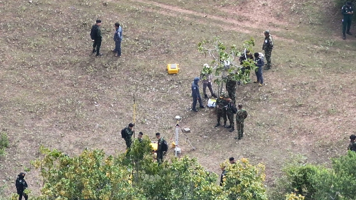 เริ่มแล้ว ภารกิจไทย-กัมพูชา ใช้โดรนสำรวจปักหมุดชายแดนชั่วคราว