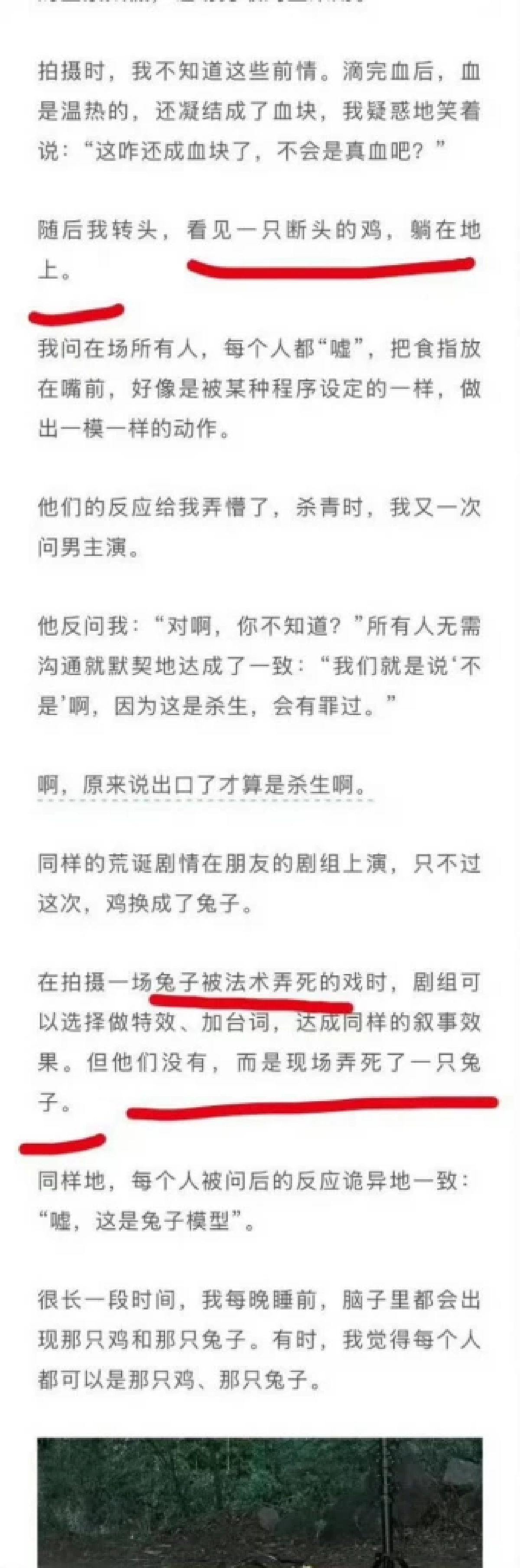 แฉกองถ่ายซีรีส์ \'สังเวยชีวิตสัตว์\' เพื่อความสมจริง ดาราสาวสุดทด โปงเบื้องหลัง